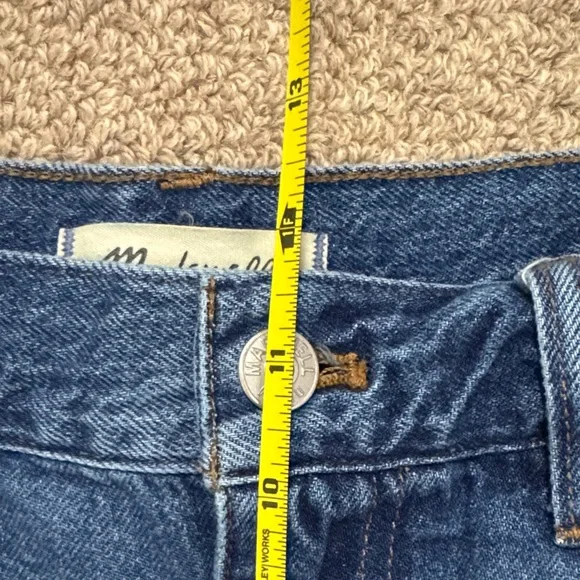 Madewell Super Wide Leg Jeans with Cuff Size 30 - Picture 7 of 9